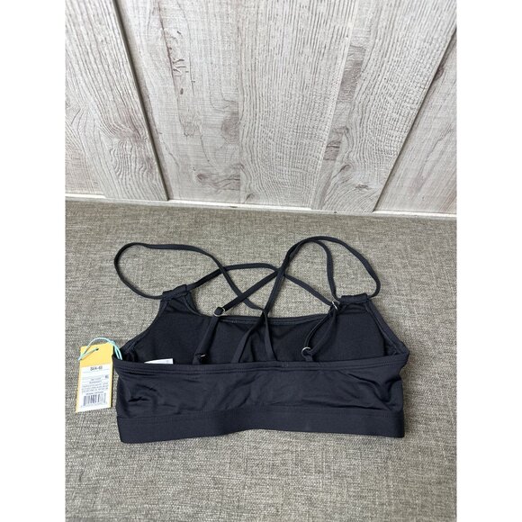 Kona Sol Womens Strappy Black Bikini Top Swimwear Size S - Picture 2 of 4